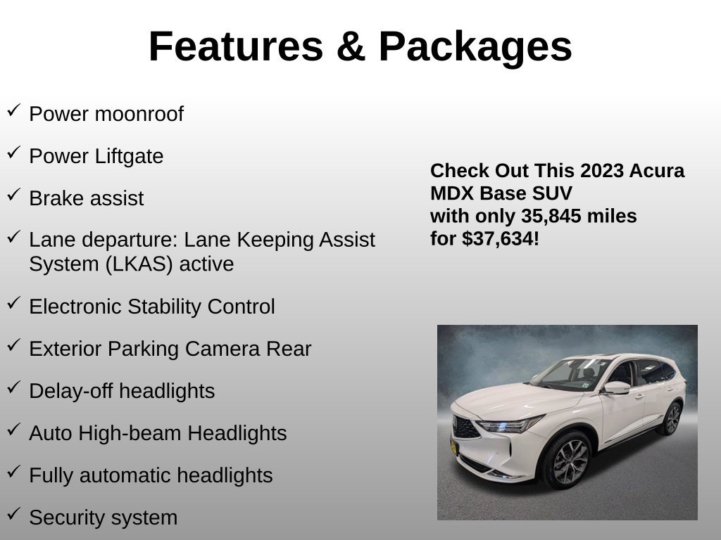 Used 2023 Acura MDX w/ Technology Package AWD/4WD image 24