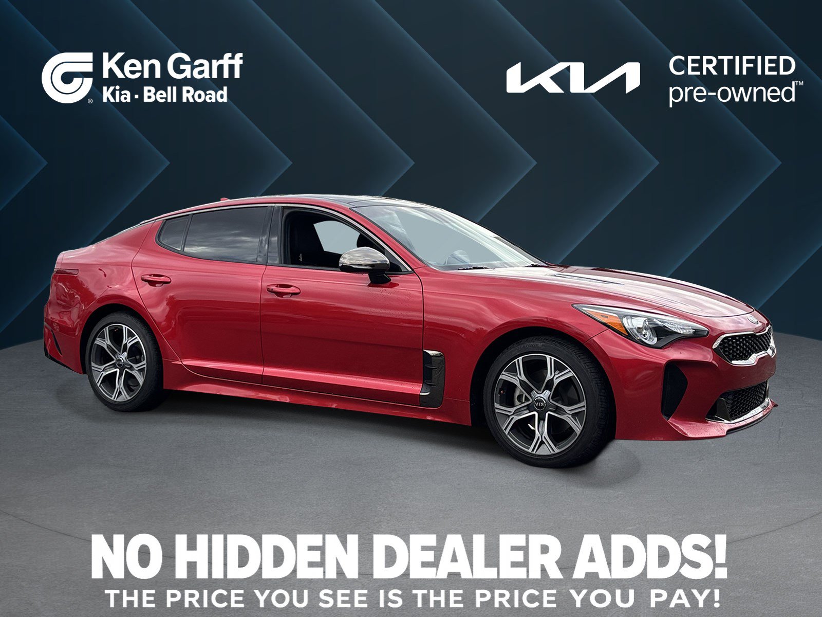 Certified 2021 Kia Stinger GT-Line w/ Sun & Sound Package RWD image 1