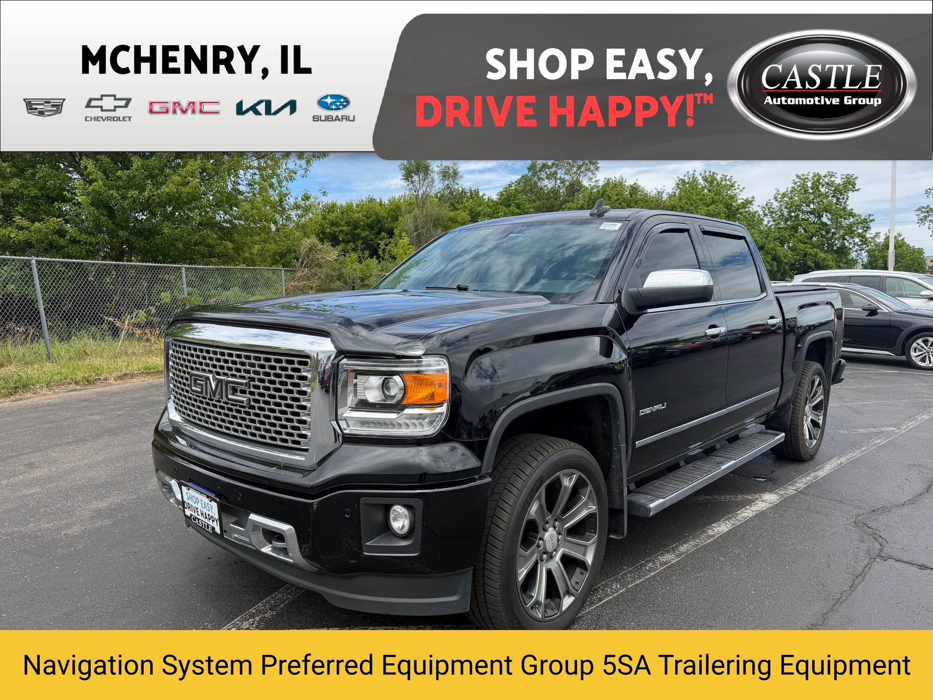 Used 2015 GMC Sierra 1500 Denali w/ Driver Alert Package AWD/4WD image 1