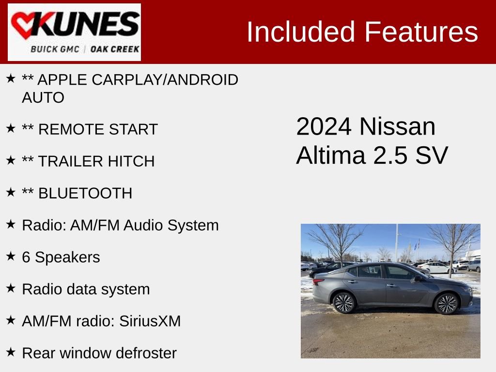 Used 2024 Nissan Altima 2.5 SV image 2
