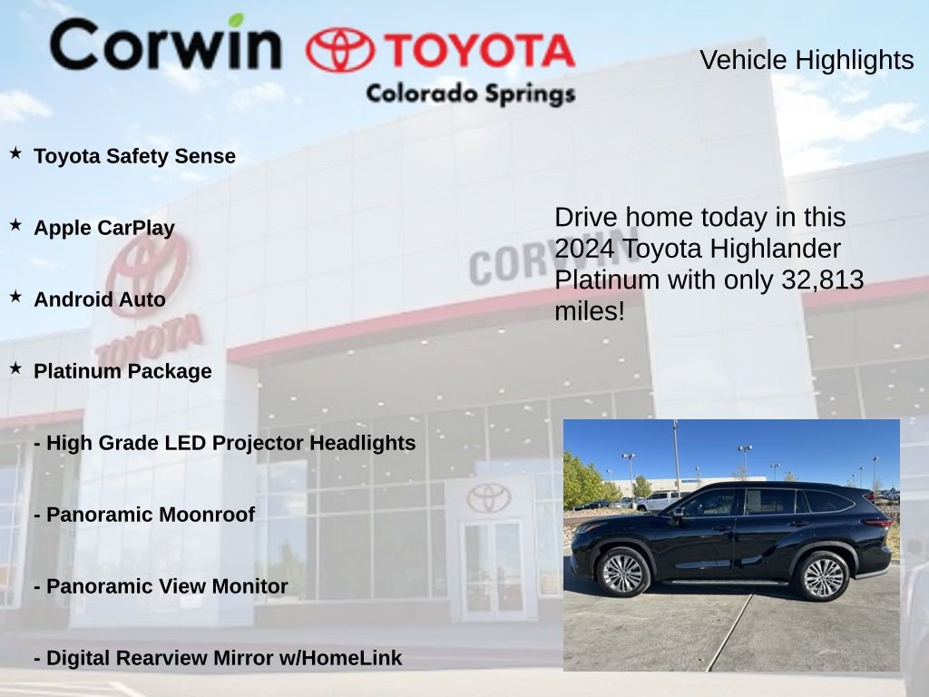 Used 2024 Toyota Highlander Platinum FWD image 6