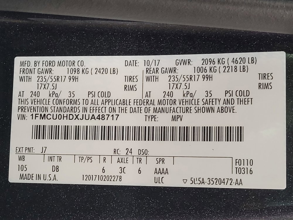 Used 2018 Ford Escape SEL FWD image 33