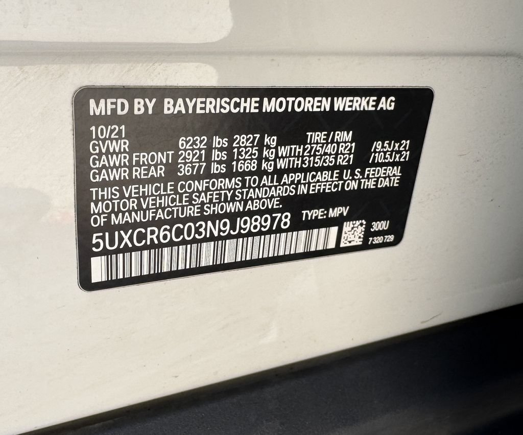 Used 2022 BMW X5 xDrive40i w/ Parking Assistance Package AWD/4WD image 33