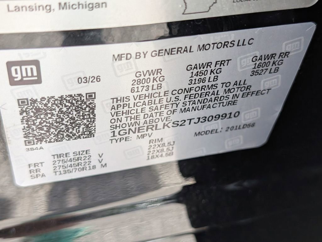 New 2026 Chevrolet Traverse RS w/ LPO, Floor Liner Package FWD image 30