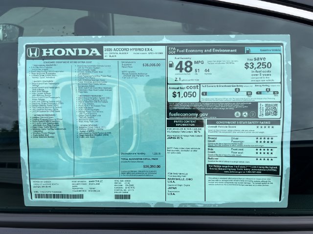 New 2026 Honda Accord EX-L image 30