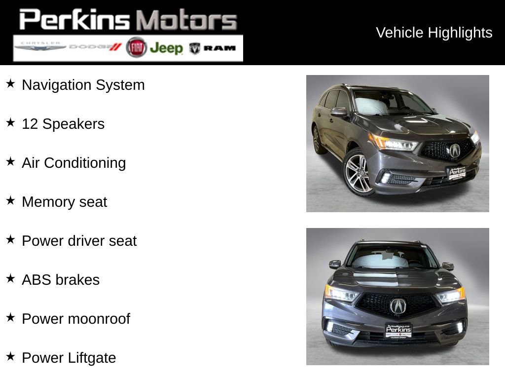 Used 2017 Acura MDX SH-AWD w/ Advance Package image 2