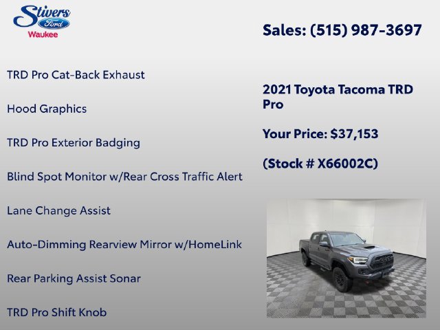 Used 2021 Toyota Tacoma TRD Pro AWD/4WD image 32