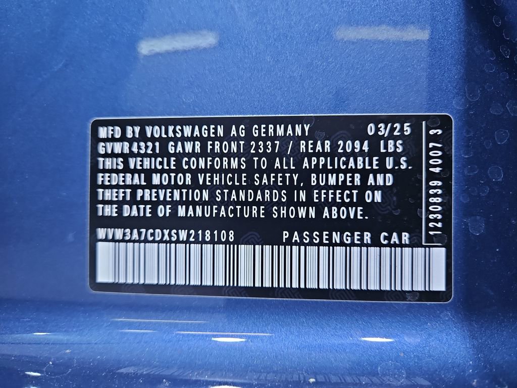 New 2025 Volkswagen GTI SE image 30