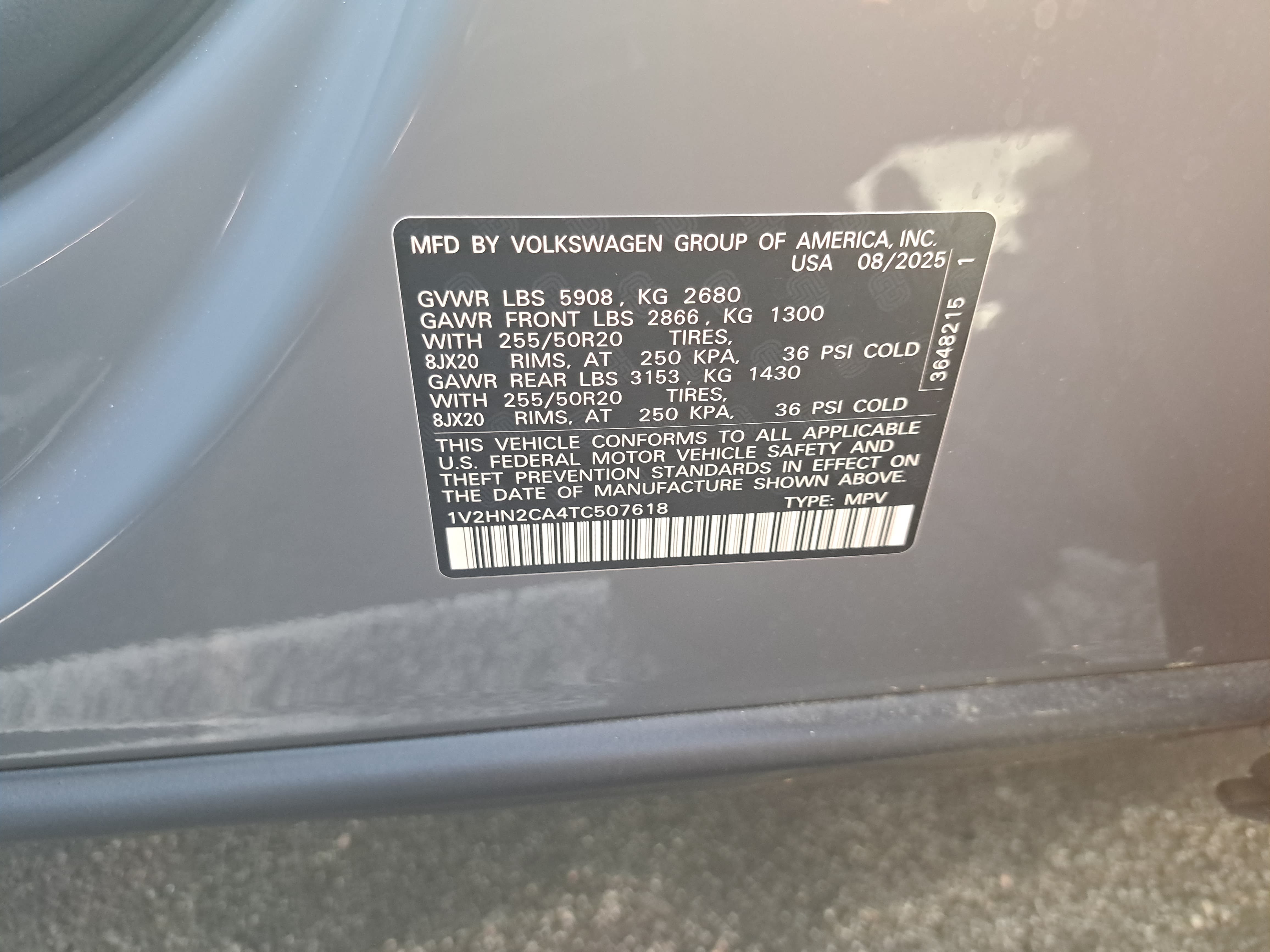 Certified 2026 Volkswagen Atlas SE AWD/4WD image 37
