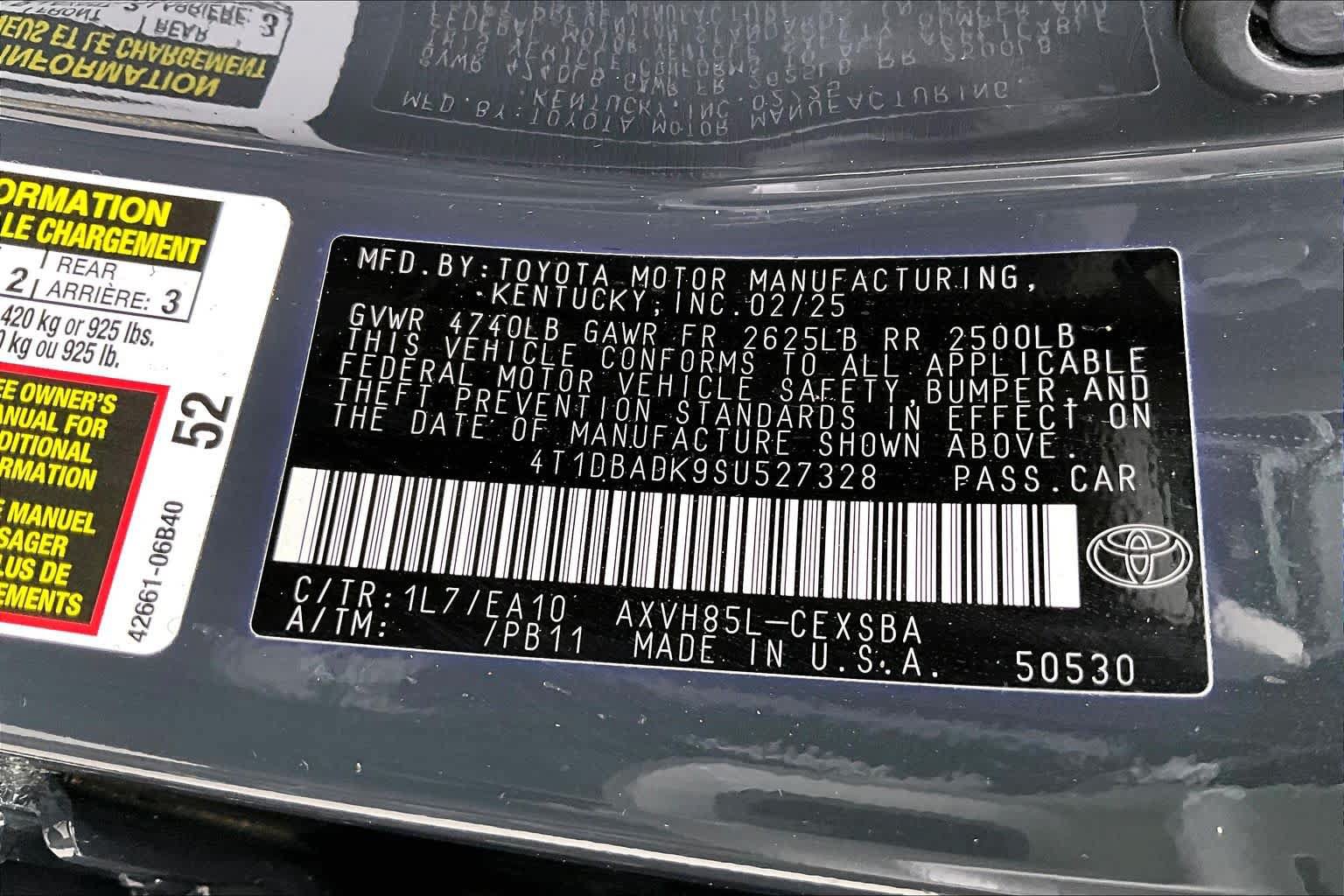 Used 2025 Toyota Camry SE w/ Convenience Package AWD/4WD image 37