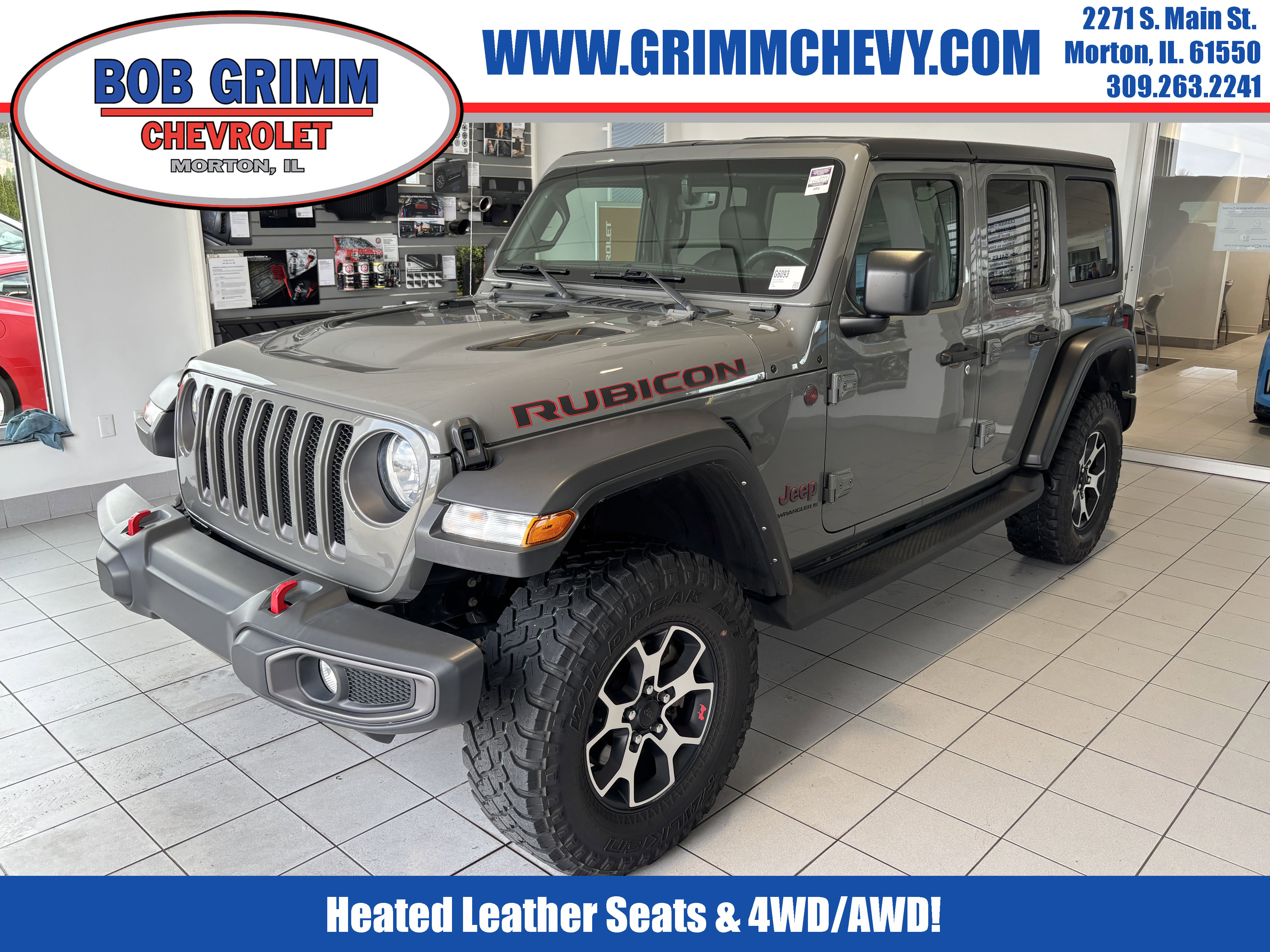 Used 2023 Jeep Wrangler Unlimited Rubicon w/ Cold Weather Group image 1