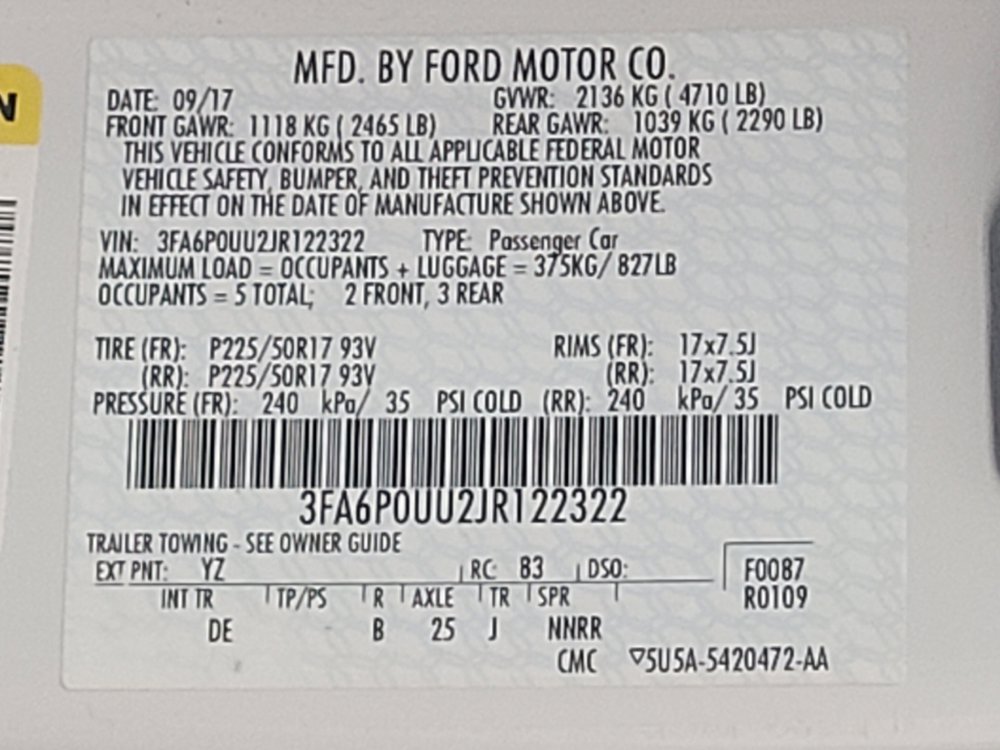 Used 2018 Ford Fusion S FWD image 33