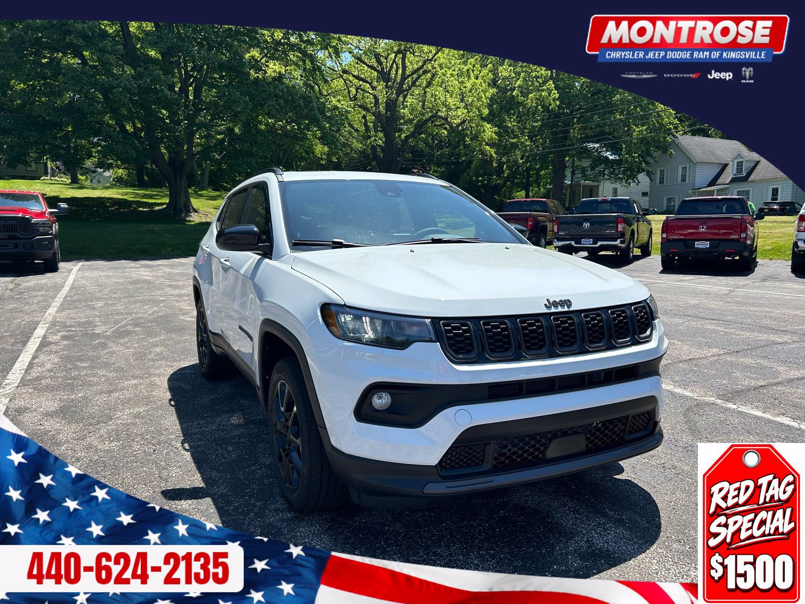New 2026 Jeep Compass Latitude w/ Sun and Sound Group AWD/4WD image 8