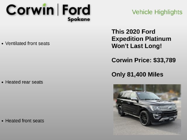 Used 2020 Ford Expedition Platinum AWD/4WD image 12