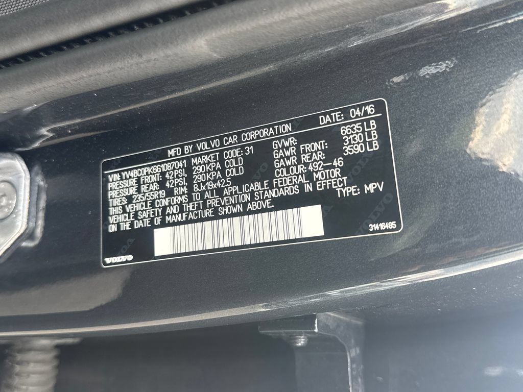 Used 2016 Volvo XC90 T8 Momentum w/ Vision Package AWD/4WD image 30