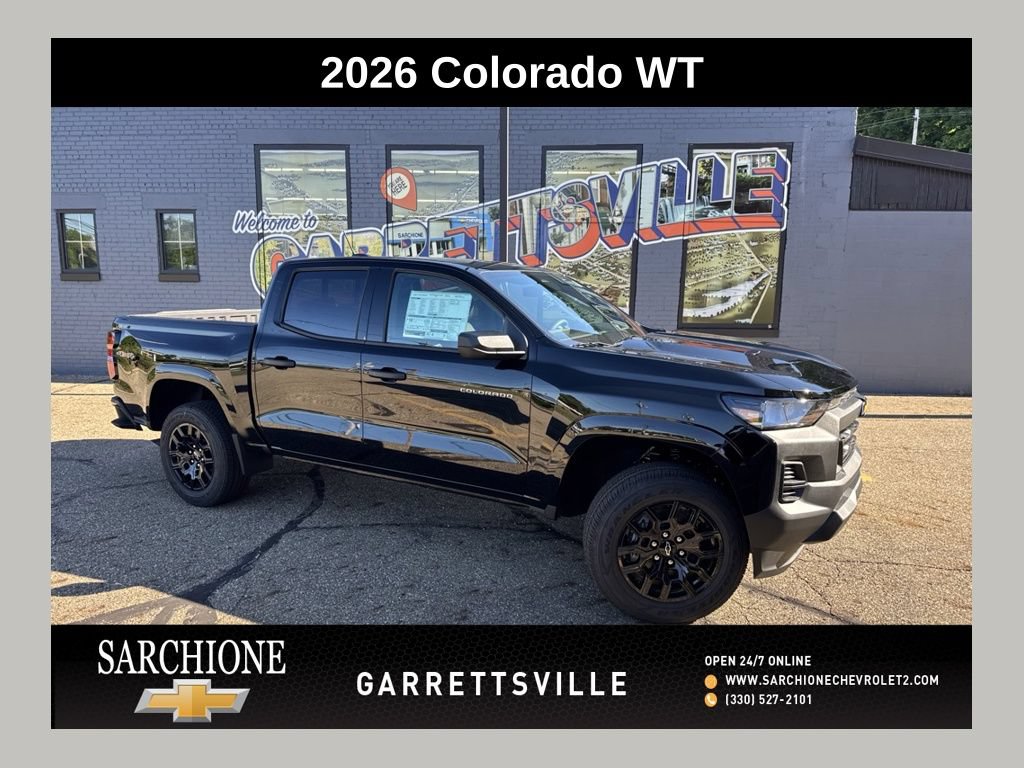 New 2026 Chevrolet Colorado W/T w/ WT Custom Package