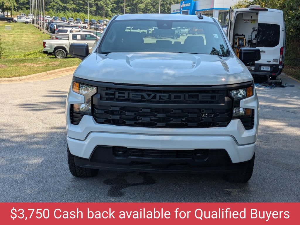 New 2026 Chevrolet Silverado 1500 Custom w/ Turbomax Blackout Package AWD/4WD image 3