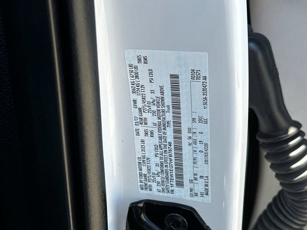 Certified 2017 Ford F150 Limited w/ Trailer Tow Package AWD/4WD image 27