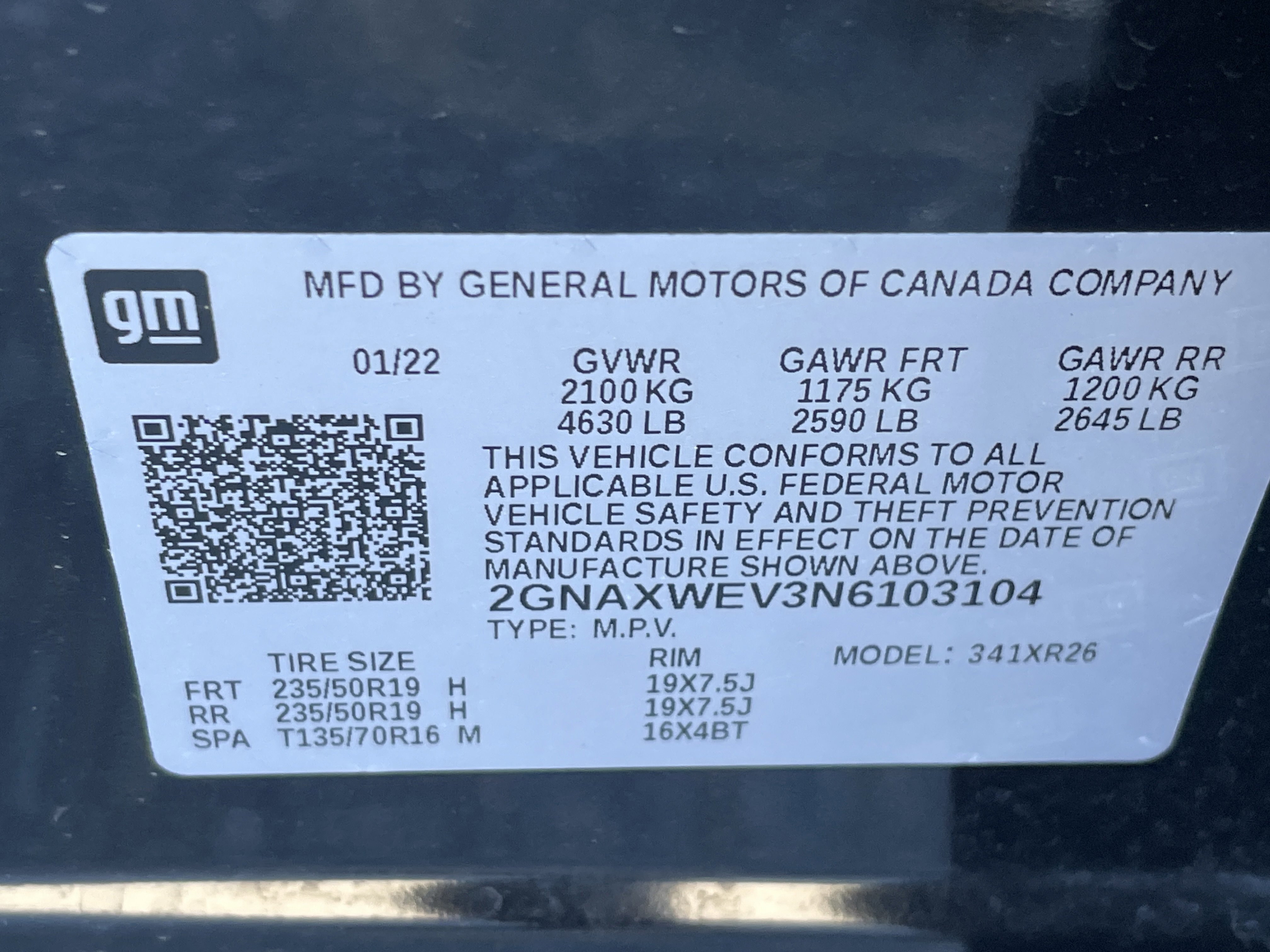 Used 2022 Chevrolet Equinox RS w/ RS Leather Package image 27