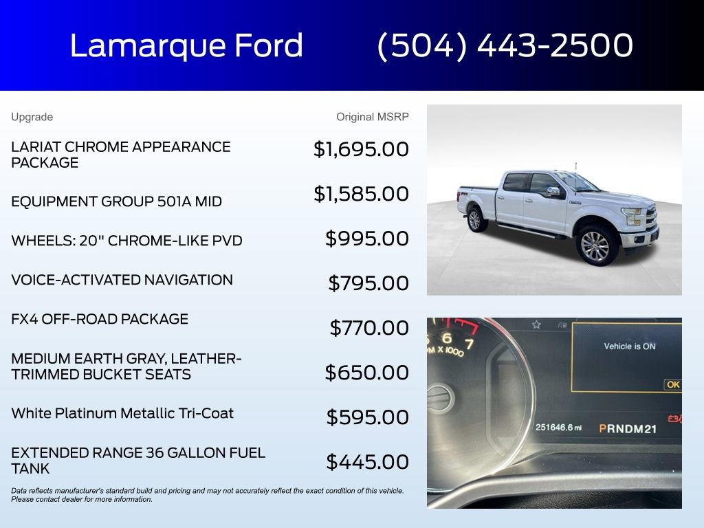 Used 2017 Ford F150 Lariat image 2