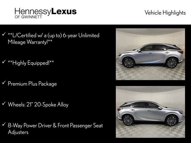 Certified 2023 Lexus RX 350 Premium Plus w/ Cold Area Package image 12