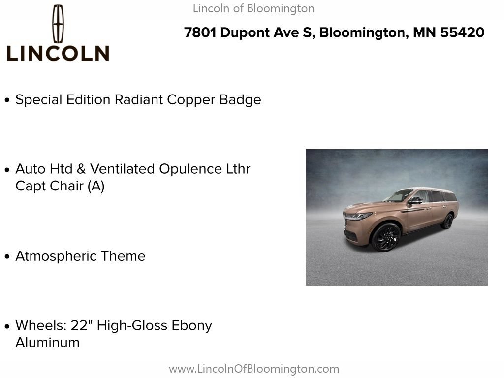 New 2025 Lincoln Navigator L Black Label AWD/4WD image 9