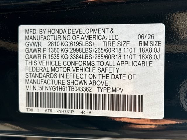 Used 2026 Honda Pilot TrailSport image 18
