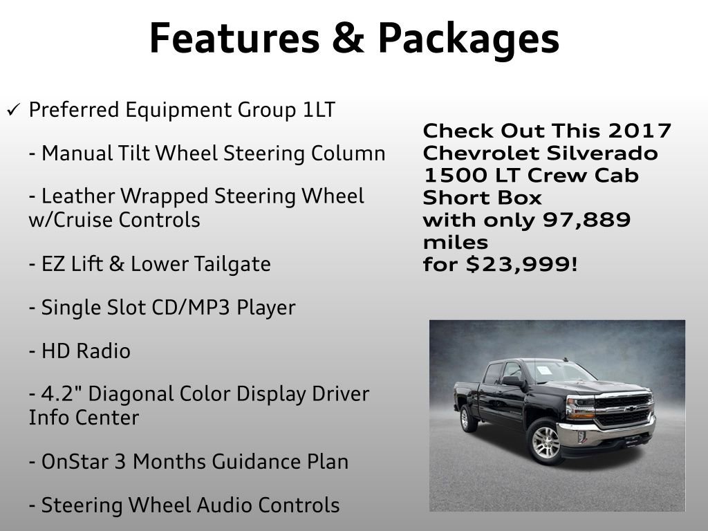 Used 2017 Chevrolet Silverado 1500 LT w/ All Star Edition AWD/4WD image 12