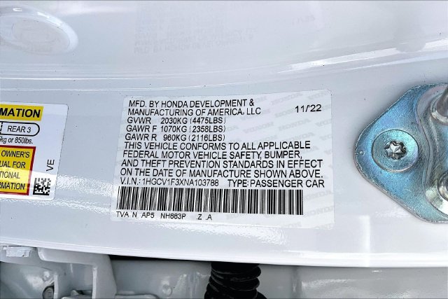 Used 2022 Honda Accord Sport image 19