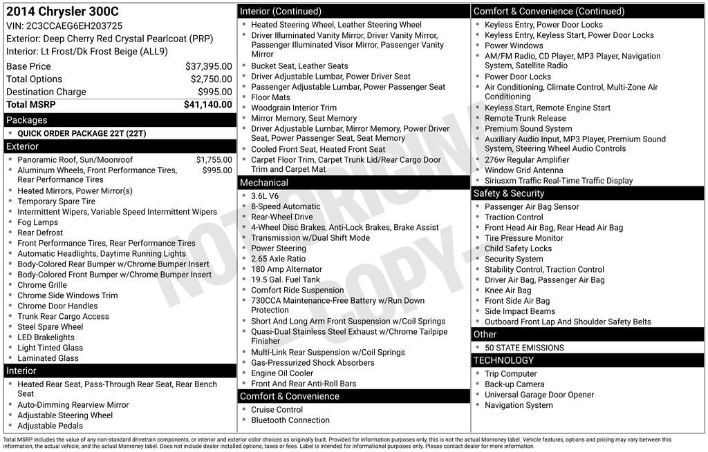 Used 2014 Chrysler 300 C image 6