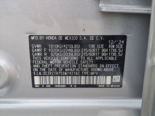 Certified 2025 Honda HR-V EX-L image 24