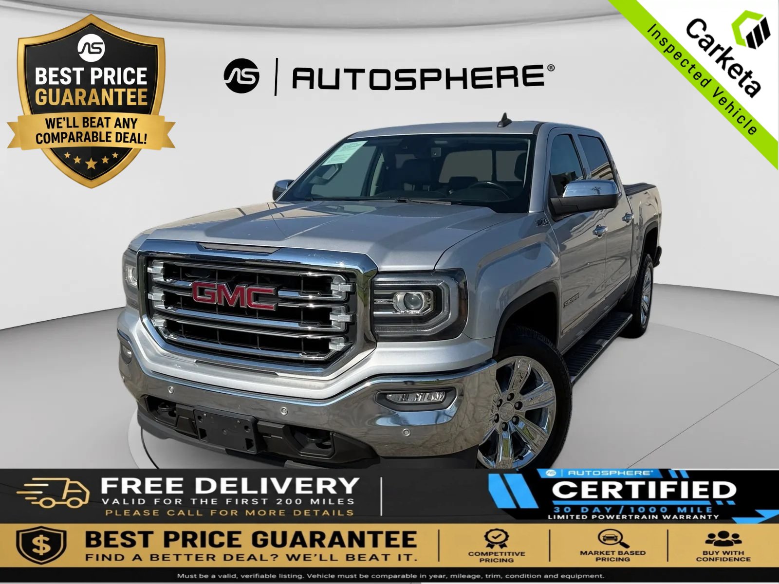 Used 2018 GMC Sierra 1500 SLT AWD/4WD image 1