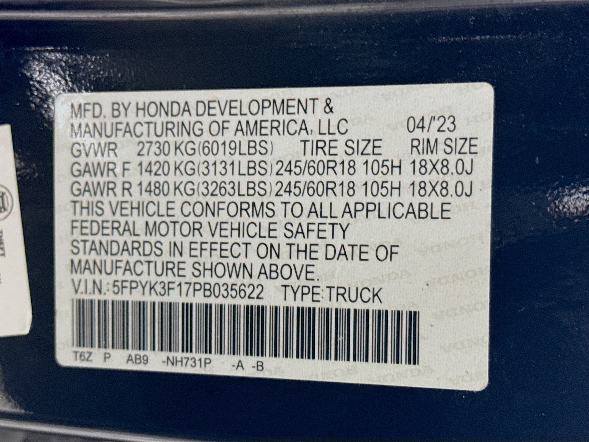 Used 2023 Honda Ridgeline Sport image 40