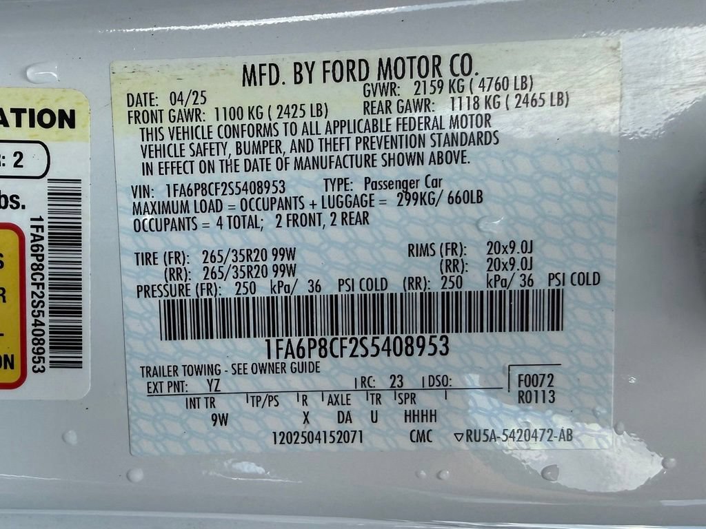 Used 2025 Ford Mustang GT Premium RWD image 32