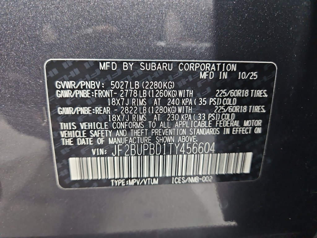 Certified 2026 Subaru Outback Premium AWD/4WD image 32