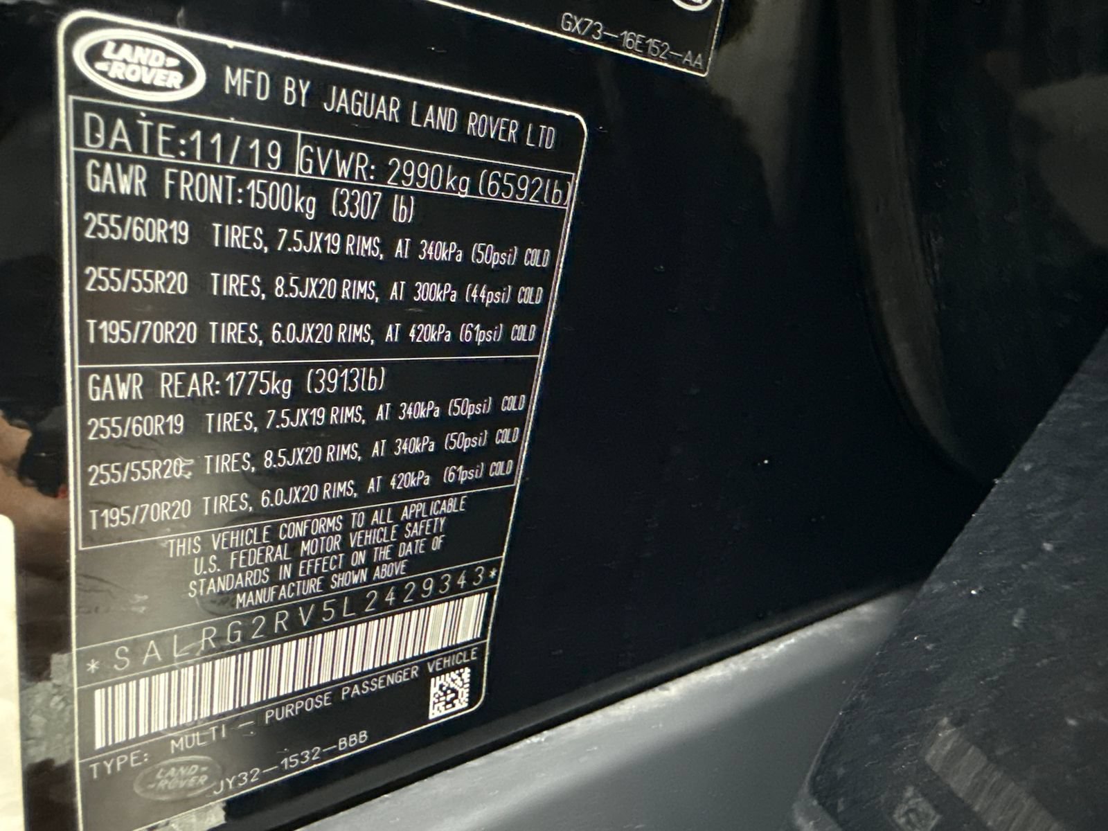 Used 2020 Land Rover Discovery SE AWD/4WD image 53