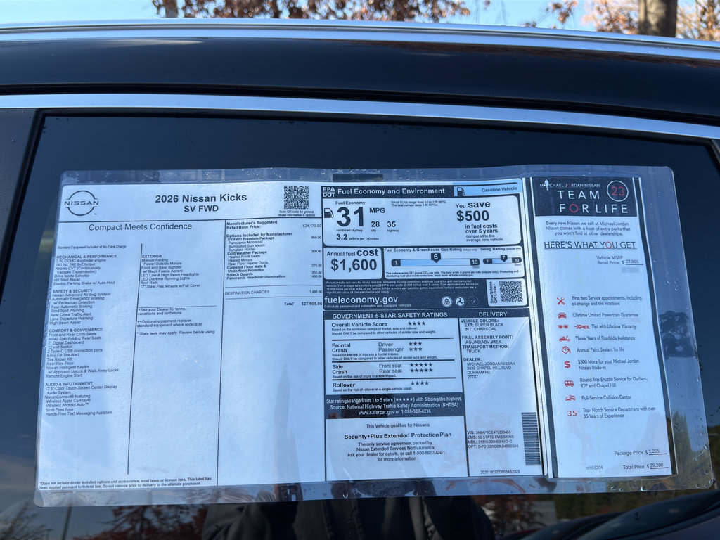 New 2026 Nissan Kicks SV w/ SV Premium Package image 12