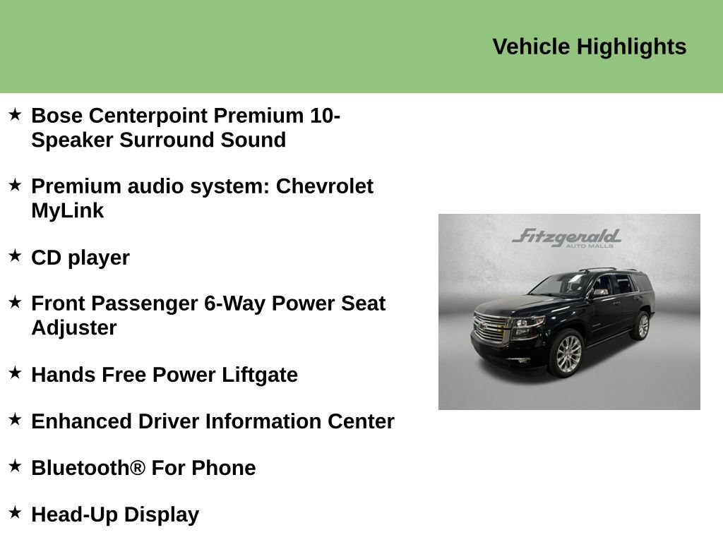 Used 2019 Chevrolet Tahoe Premier w/ Premier Plus Edition AWD/4WD image 10