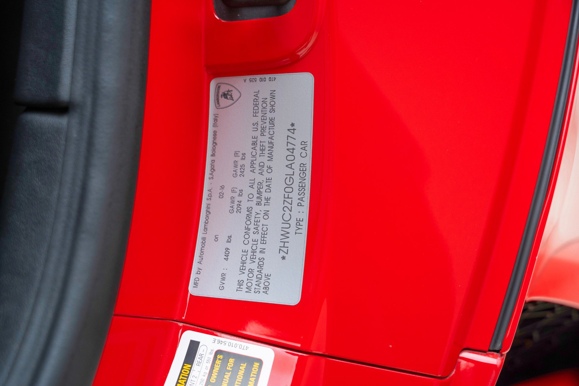 Used 2016 Lamborghini Huracan LP 580-2 RWD image 46
