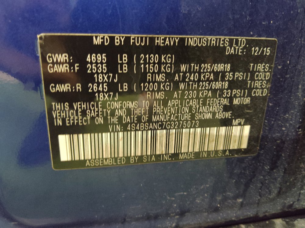 Used 2016 Subaru Outback 2.5i Limited AWD/4WD image 33