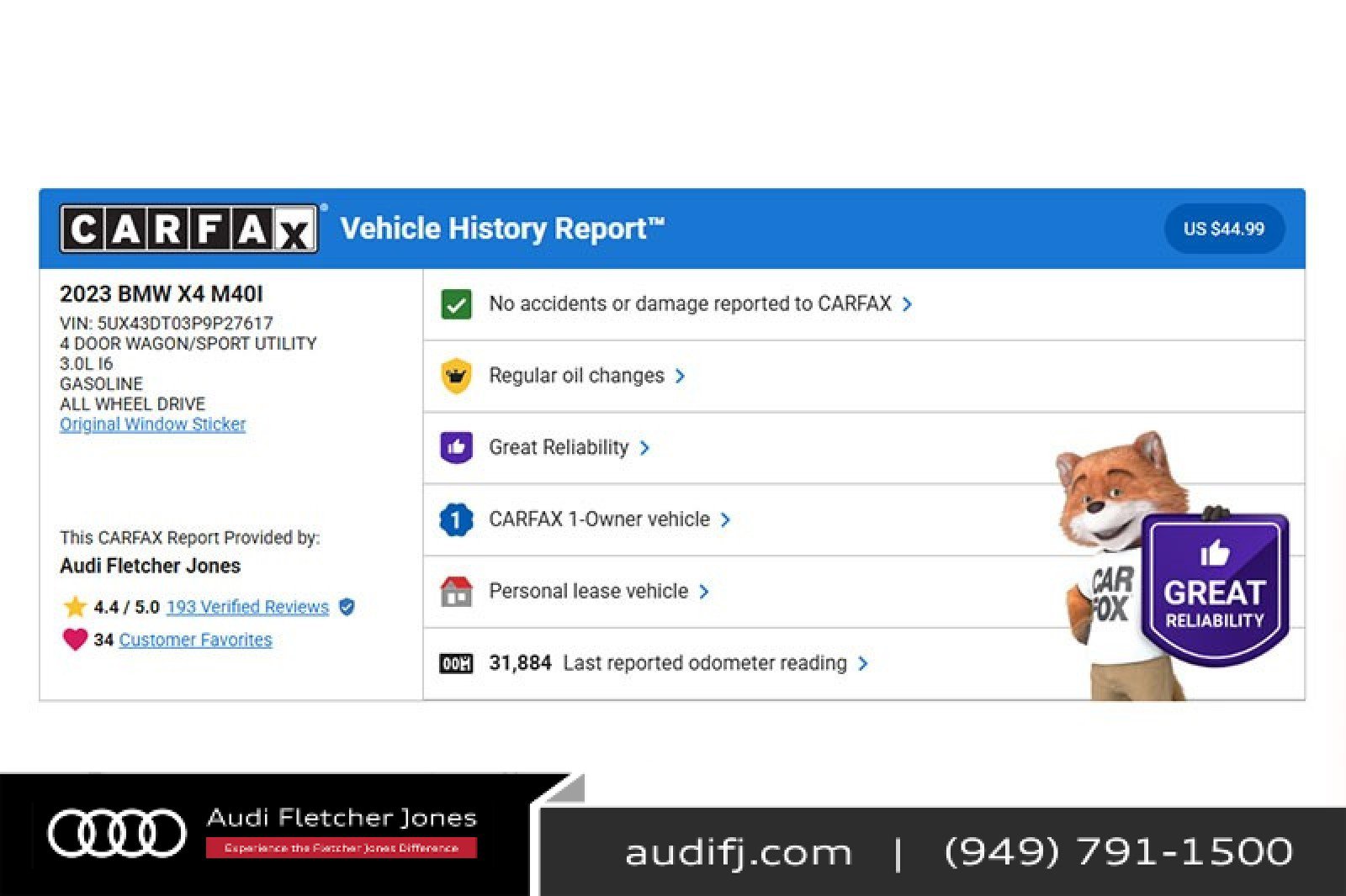 Used 2023 BMW X4 M40i image 2