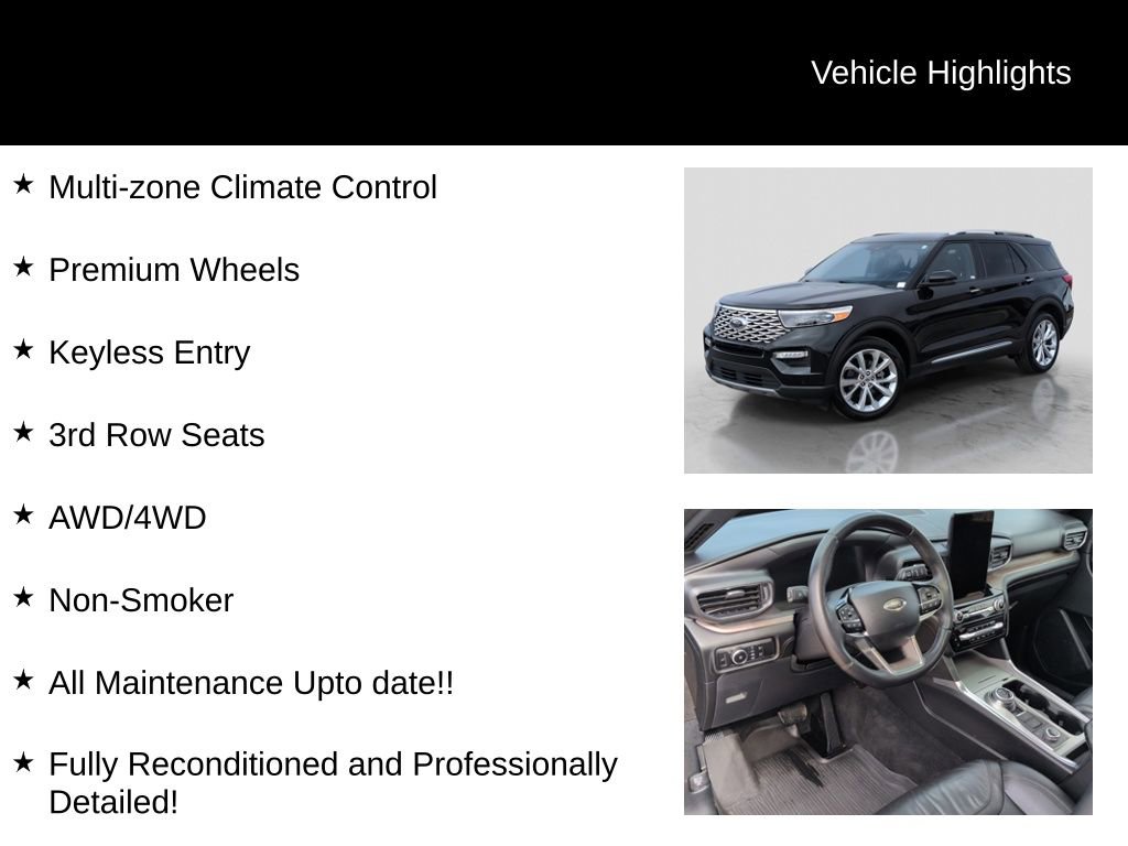 Used 2024 Ford Explorer Platinum w/ Technology Package image 16