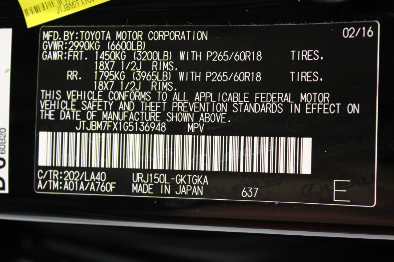 Used 2016 Lexus GX 460 w/ Premium Package image 88