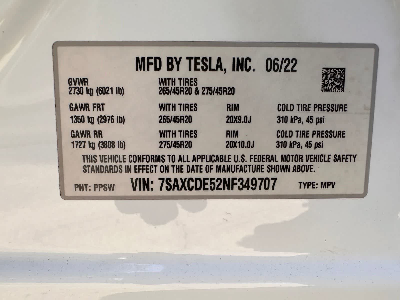Used 2022 Tesla Model X AWD/4WD image 21