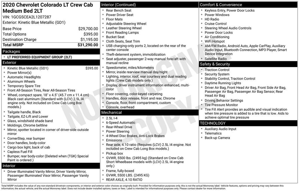 Used 2020 Chevrolet Colorado LT image 5