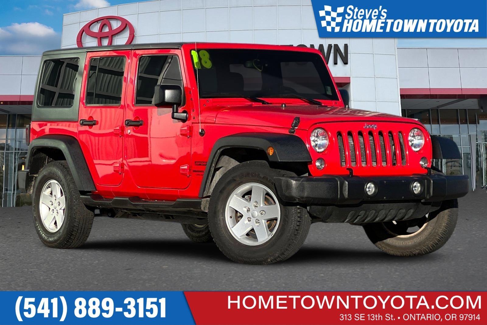 Used 2018 Jeep Wrangler Unlimited Sport S