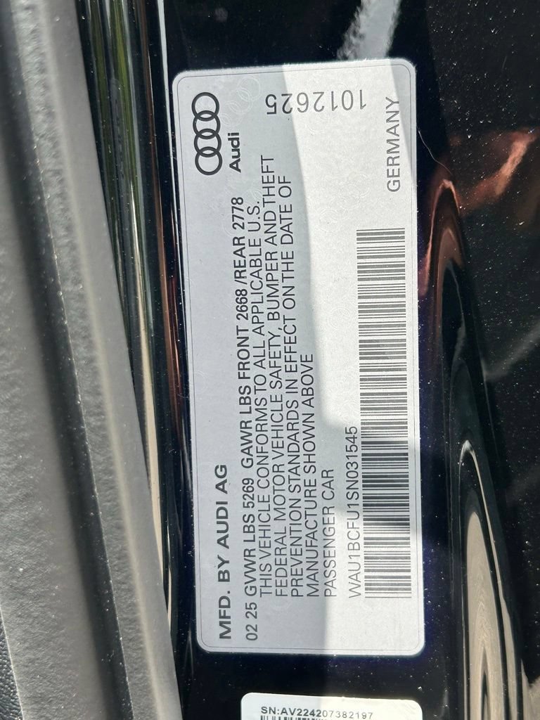 Used 2025 Audi A5 2.0T Premium w/ Convenience Package AWD/4WD image 59