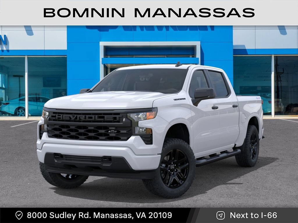 New 2026 Chevrolet Silverado 1500 Custom w/ Turbomax Blackout Package AWD/4WD image 7