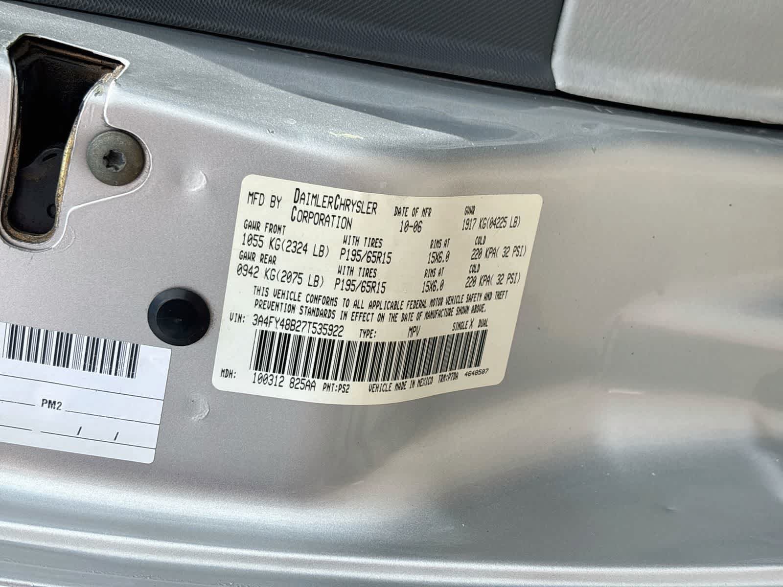 Used 2007 Chrysler PT Cruiser FWD image 28
