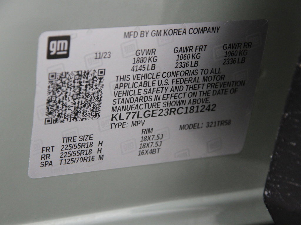 Certified 2024 Chevrolet Trax RS w/ Driver Confidence Package image 22